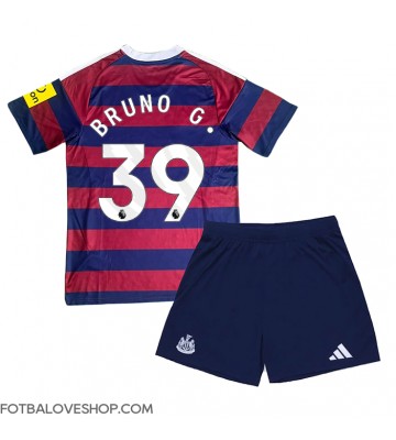 Newcastle United Bruno Guimaraes #39 Dětské Venkovní Dres 2024-25 Krátký Rukáv (+ trenýrky)